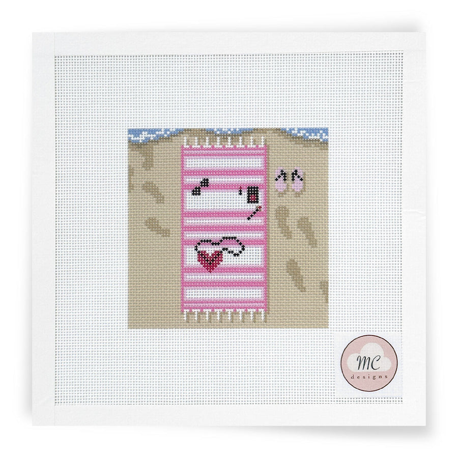Elle's Towel 18 mesh needlepoint canvas – McKenna Cloud Designs